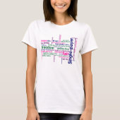 Word Cloud T-shirt (Voorkant)