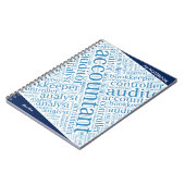 Word Cloud van accountants Notitieboek (Linkerzijde)