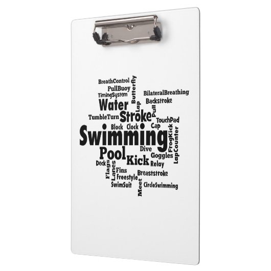 Word Cloud zwemmen Klembord (Links)