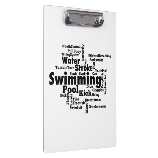 Word Cloud zwemmen Klembord (Rechts)
