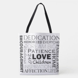 Word Collage stimuleren Tote Bag