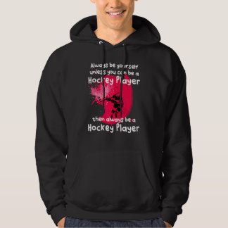 Word Cool Hockey Player Hoodie