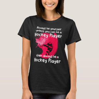 Word Cool Hockey Player T-shirt