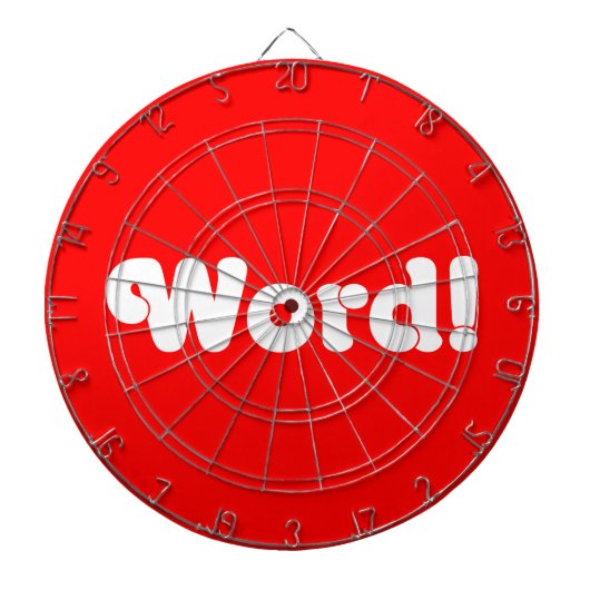 Word! Dartbord (Voorkant)