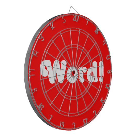 Word! Dartbord (Voorkant Links)