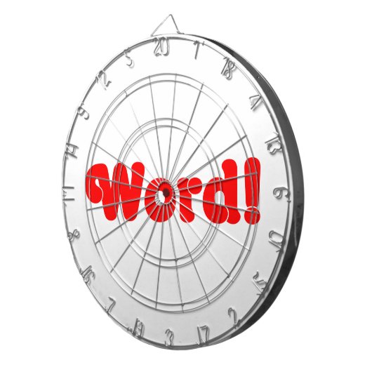 Word! Dartbord (Voorkant Rechts)