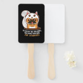 Word de eekhoornhond handwaaier (Voorkant en achterkant)