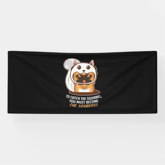 Word de eekhoornhond spandoek (Horizontaal)