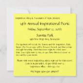 Word de Grotere Eerste Uitnodiging van de Vergader (Achterkant)