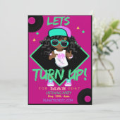 Word de Kaart van de Uitnodiging van de Partij van (Staand voorkant)