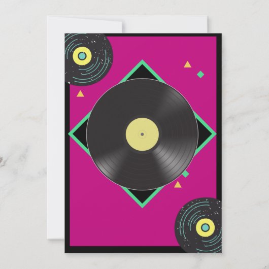 Word de Kaart van de Uitnodiging van de Partij van (Achterkant)