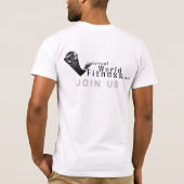 Word de revolutie t-shirt (Achterkant)
