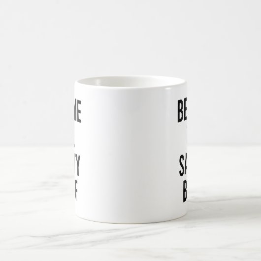 Word de Safety Brief grappig en sarcastisch citaat Koffiemok (Center)