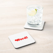 Word! Drankjes Onderzetter (Rechterzijde)