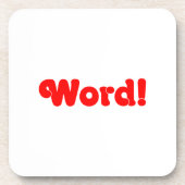 Word! Drankjes Onderzetter (Voorkant)