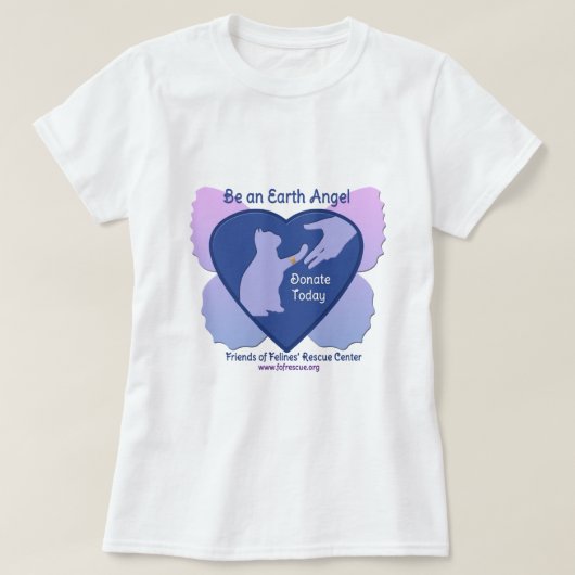 Word Earth Angel van FFRC T-shirt (Design voorkant)