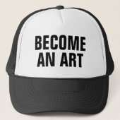 Word een Art™ Trucker Hat Trucker Pet (Voorkant)