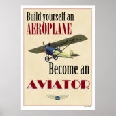 Word een Aviator Poster (Voorkant)