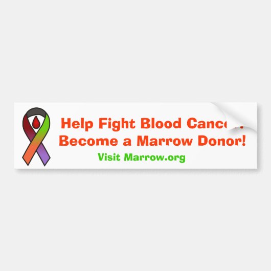 Word een Bumpersticker van de Donor van de Band (Voorkant)