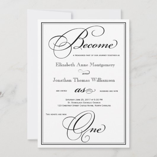 Word één Christelijke Uitnodiging van de Weddensch (Voorkant)