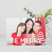 Word een compacte, moderne overzichtsoverlay-foto feestdagenkaart (Staand voorkant)