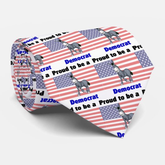 Word een democratisch Stropdas (Opgerold)