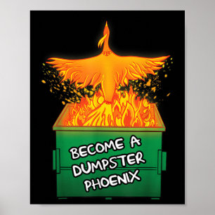 Word een dumpster Pacute SS Schattigee Ssnix Funny Poster