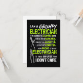 Word een elektricien kaart (Voorkant / Achterkant in situ)