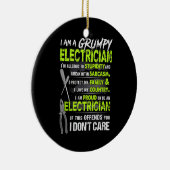 Word een elektricien keramisch ornament (Rechts)