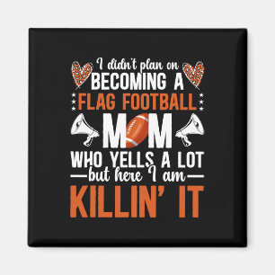 Word een Football moeder van een vlag Football PL Magneet