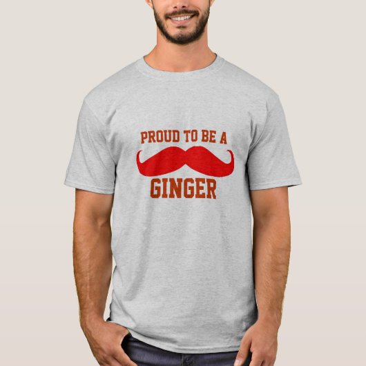 Word een GINGER (voor hem) T-shirt (Voorkant)
