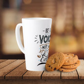 Word een Inspirerend spraakkunst Latte Mok