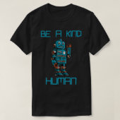 Word een Kind Human robot Command Design man boy T-shirt (Design voorkant)