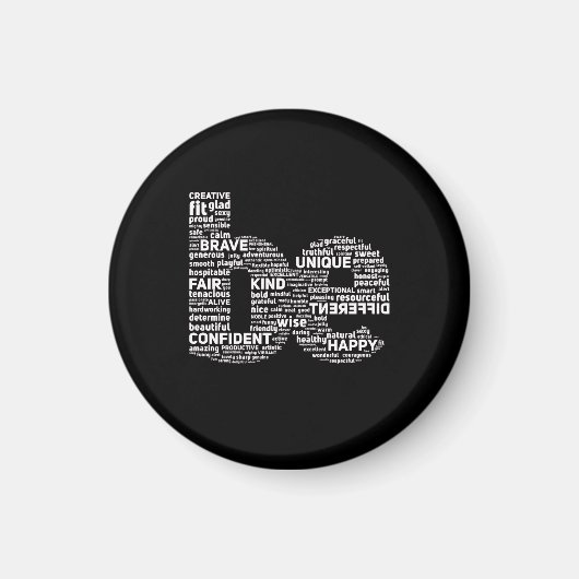 Word een kunstmagneet magneet (Voorkant)