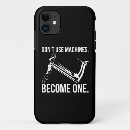 Word een machine, sterk meisje dat loopband opheft Case-Mate iPhone case (Achterkant)