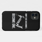 Word een machine, sterk meisje dat loopband opheft Case-Mate iPhone case (Achterkant (horizontaal))