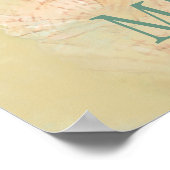 Word een Mermaid Fun Beach Quote Poster (Hoek)