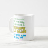 Word een oude Man opa opa Koffiemok (Voorkant links)