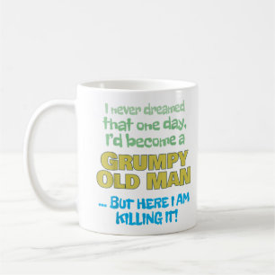 Word een oude Man opa opa Koffiemok