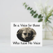 Word een stem briefkaart (Staand voorkant)