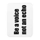 Word een stem geen echo magneet (Verticaal)