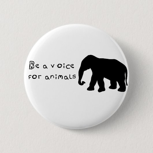 Word een stem ronde button 5,7 cm (Voorkant)