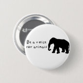 Word een stem ronde button 5,7 cm (Voorkant /achterkant)