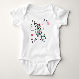 Word een Unicorn Baby Jersey Bodysuit