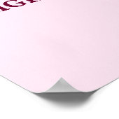 Word een veelzijdige danser Ballet Roze Poster (Hoek)