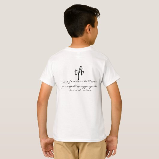 Word een veelzijdige danser Kinderen T-shirt (Achterkant volledig)