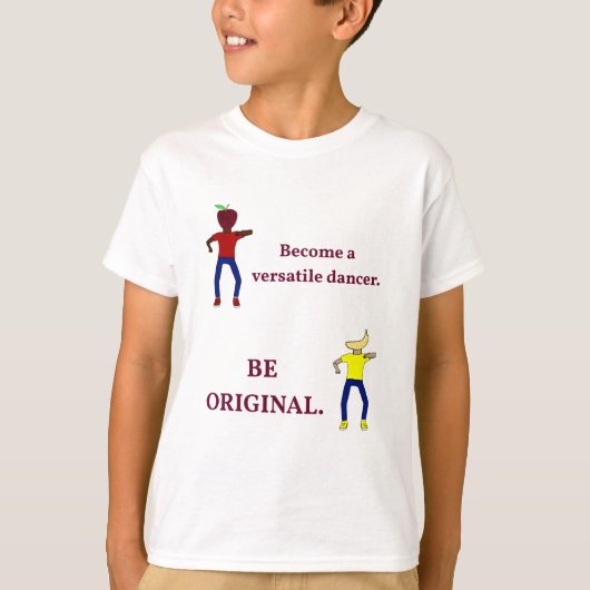 Word een veelzijdige danser Kinderen T-shirt (Voorkant)