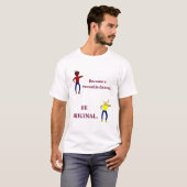 Word een veelzijdige danser t-shirt (Voorkant volledig)