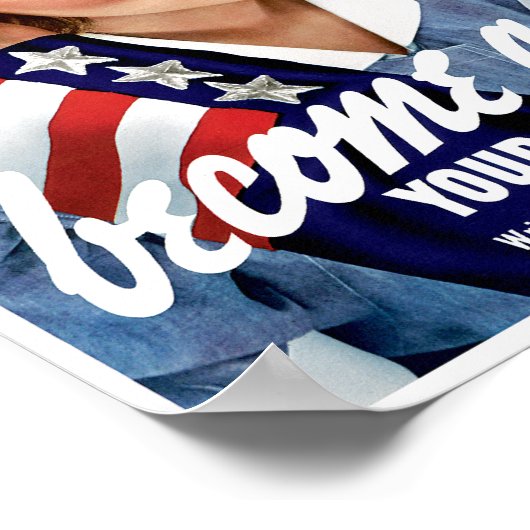 Word een verpleegster poster (Hoek)