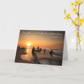 Word een visser van mannen (doopkaart) kaart (Gele Bloem)